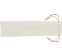 Bamboo cutlery with straw